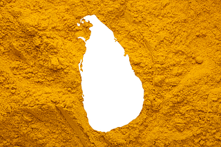 A map of Sri Lanka.&nbsp;
