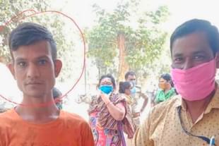 The accused, Sohidul Rehman, on the left after his arrest