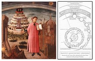 Dante and the universe as his poetry envisioned from the then prevalent astronomical knowledge and theology.