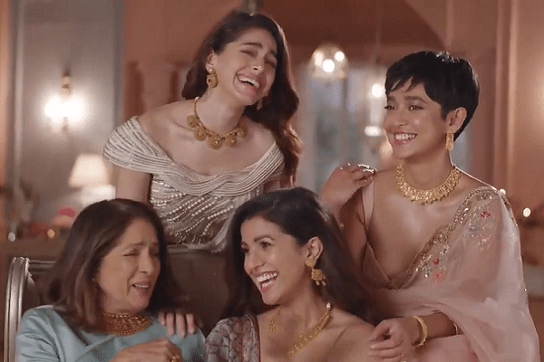 Still from Tanishq's Diwali ad