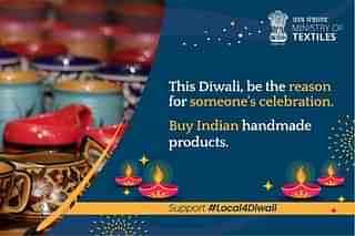#Local4Diwali campaign of Textiles Ministry (Pic Via Twitter)