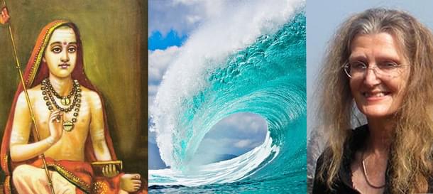 The wave-ocean simile of Hindu Vedanta is today being employed by Freya Mathews ‘a cosmopsychist philosopher to explain how the individual existence which is at the same time part of the larger substratum.