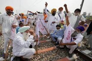 Punjab farmers agitate.