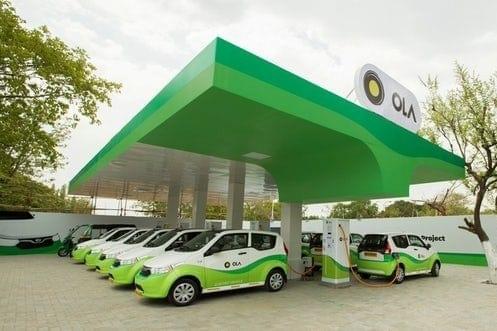 Ola’s charging station