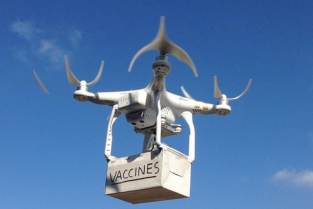 Employing drones in vaccine delivery.