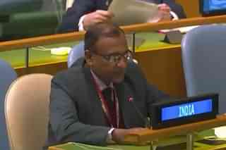 India's Permanent Representative at UN T S Tirumurti (Pic Via Twitter)