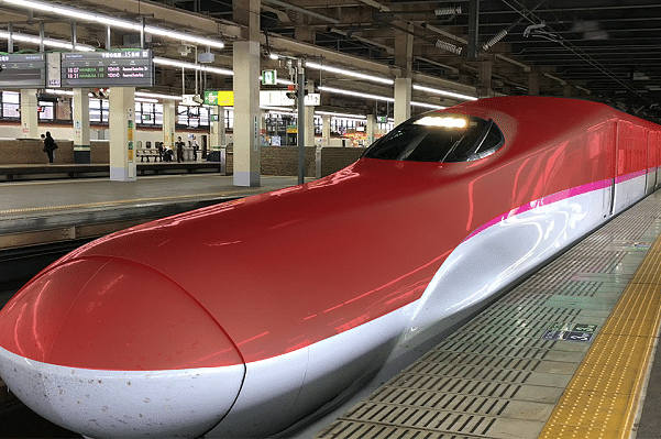 A bullet train.