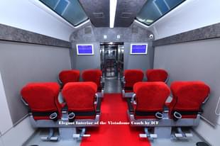A newly-designed Vistadome tourist coach.