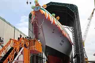INS Nilgiri launched as part of Project 17a (Defence Ministry/Wikimedia Commons)