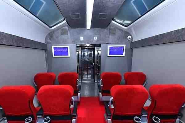 Interior of new Vistadome coaches (Livemint)