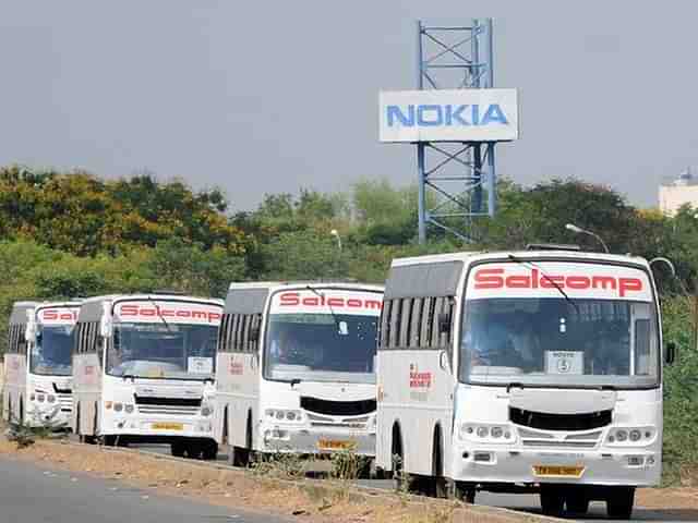 Salcomp buses (Source: The Hindu)