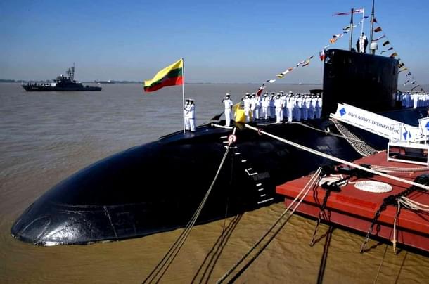 Kilo-class submarine gifted to Myanmar