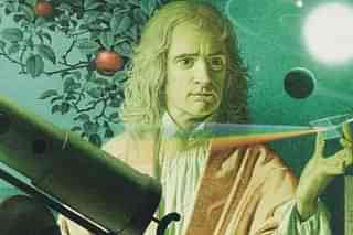 An illustration of Sir Isaac Newton 