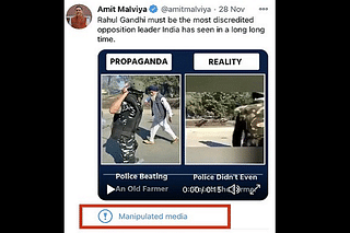 Amit Malviya's tweet fact checked by Twitter