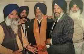 Late Rulda Singh (Middle)