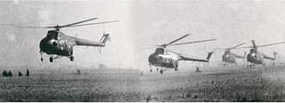 Mi-4 of IAF mounting troops in Brahmanbaria on 9 December 1971.
