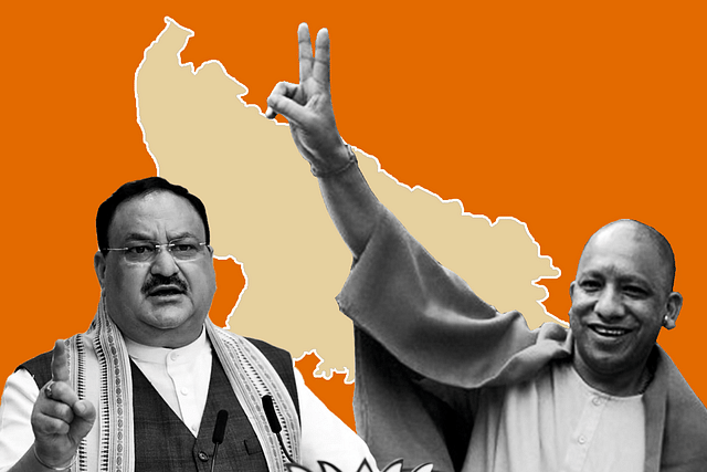 JP Nadda and Yogi Adityanath