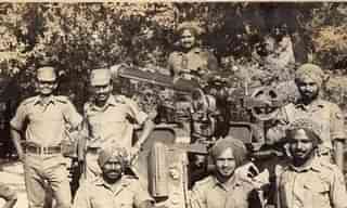 The Sikh light Infantry as the Anti Tank Gun Crew After the Battle of Fatehpur