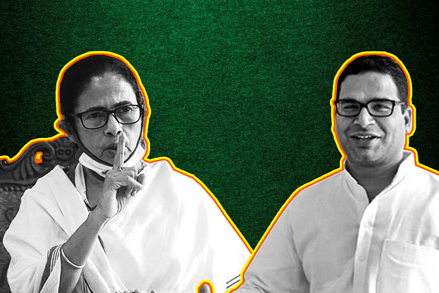 Trinamool supremo Mamata Banerjee and Prashant Kishor.