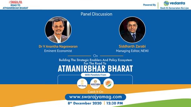 Dr V Anantha Nageswaran and Siddharth Zarabi 