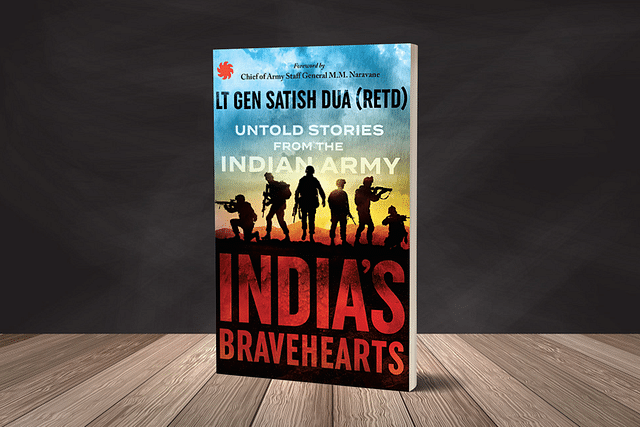 Cover of the book India's Bravehearts by Lt Gen Satish Dua (Retd)