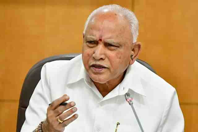 Karnataka CM B S Yediyurappa (Pic Via Twitter)