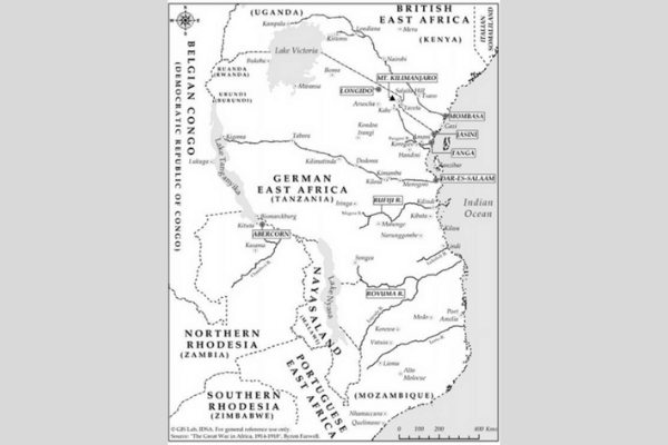 Figure 9b. The African theatre of the First World War (Source: MP-IDSA)