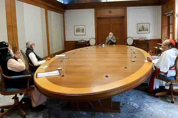 Prime Minister meets Catholic bishops. (@narendramodi)