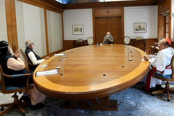 Prime Minister meets Catholic bishops. (@narendramodi)