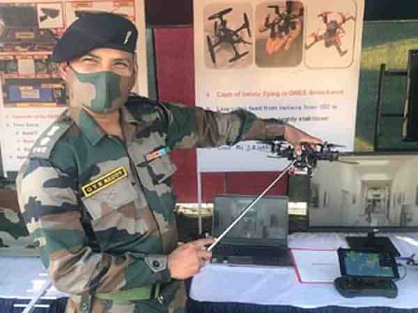 The microcopter at display (ANI)