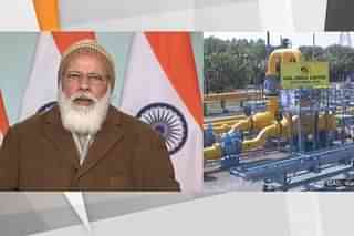 Prime Minister Modi at the inauguration of Kochi - Mangaluru gas pipeline (PMO India)
