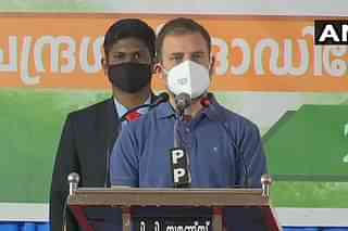 Congress Leader Rahul Gandhi in Kerala on Thursday (ANI)