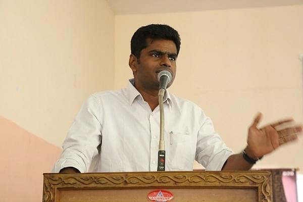 K Annamalai, Former IPS officer and BJP leader in Tamil Nadu.