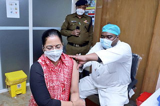 India's vaccination drive began on 16 January. (Twitter/Ministry of Railways)