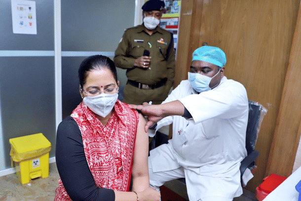 India’s vaccination drive began on 16 January (representative image) (Twitter/Ministry of Railways)