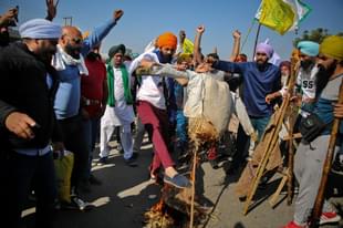 Protesting Farmers at Singhu Border 