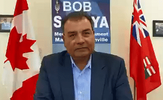 Bob Saroya, Conservative Member of Parliament from Markham—Unionville, Ontario, Canada (Source: Twitter)