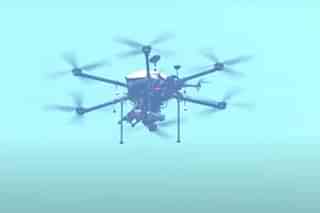 Indian Army's drone (Pic Via YouTube)