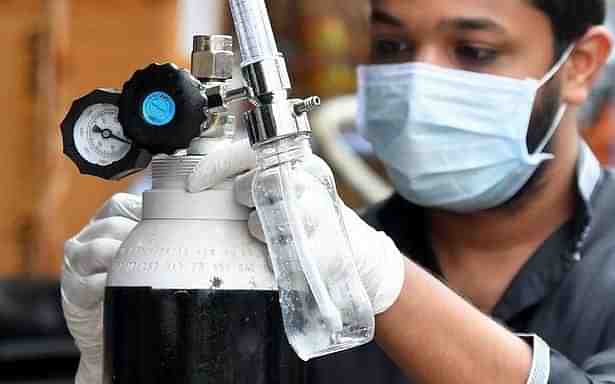 An oxygen cylinder (The Hindu BusinessLine) - representative image