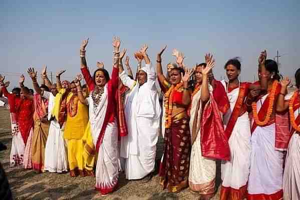 Members of the Kinnar Akhada (Facebook)