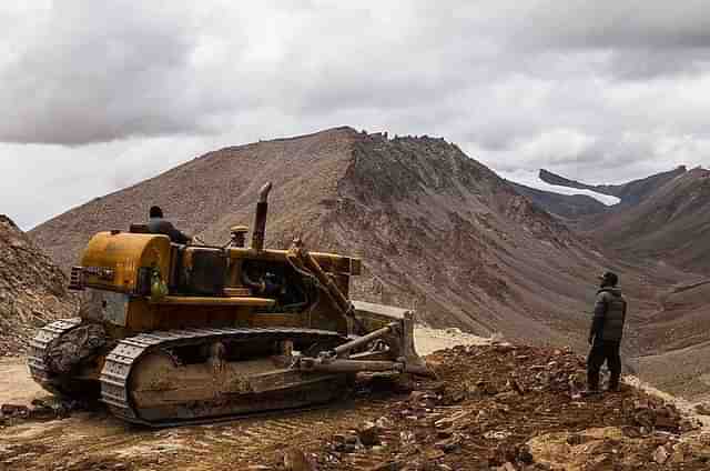 Road construction in border areas. (Representative Image/@EvClimateChange/Twitter) &nbsp;