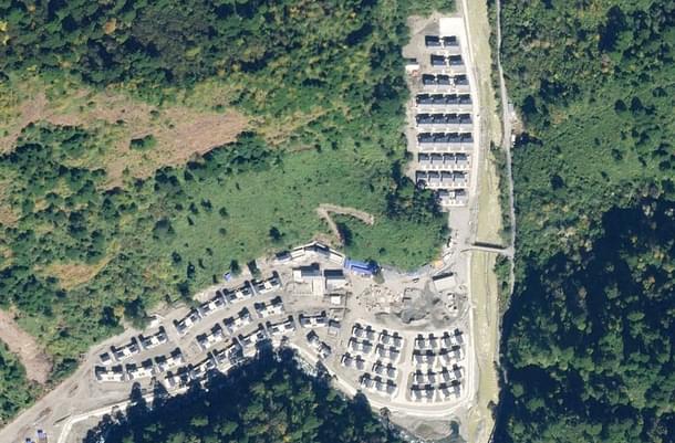 The Chinese village in the Upper Subansiri district.   