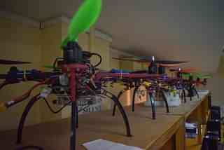 IIT KGP has developed drones-assisted infrastructure for 5G (Pic Via Twitter)