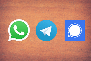 OTT communication services - WhatsApp, Signal and Telegram.