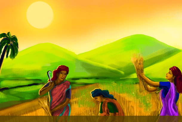 Pongal, the harvest festival of Tamil Nadu.