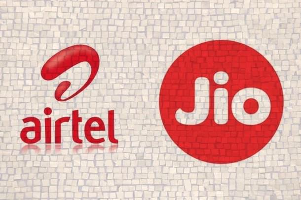 Airtel and Jio battling for telecom supremacy. 