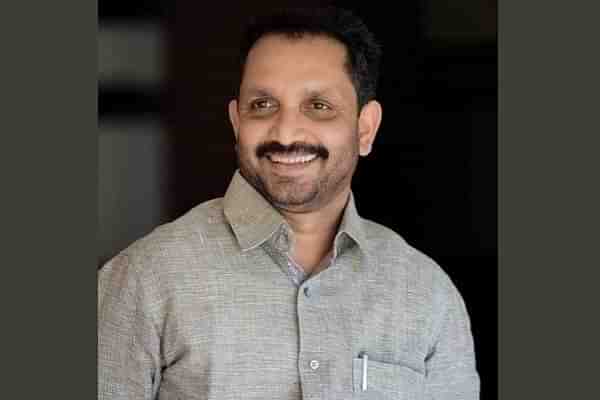 Kerala BJP chief K Surendran (Pic Via Twitter)