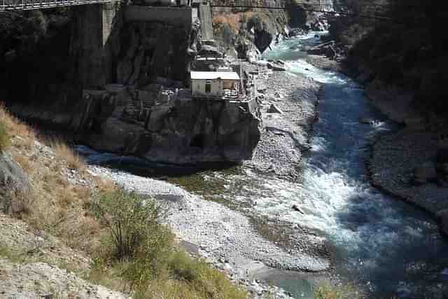 The Dhauliganga river in quieter times (Wikimedia Commons) 