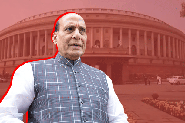 Defence Minister Rajnath Singh.