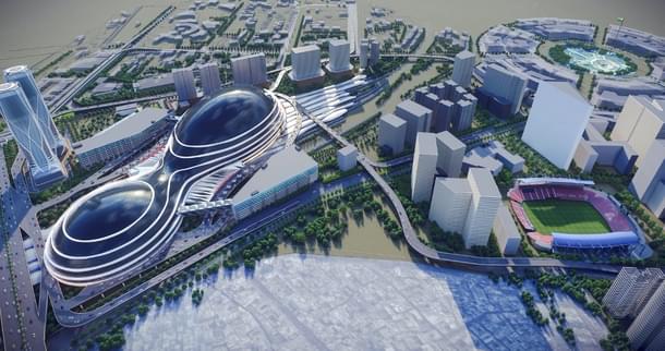 An artist's impression of the new structure.